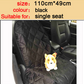 Waterproof Pet Car Hammock - Pet Travel Mat - Mesh Pet Carrier - Seat Protector with zipper and pocket