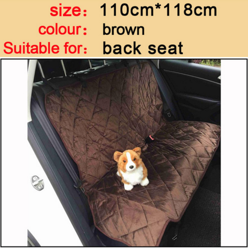 Waterproof Pet Car Hammock - Pet Travel Mat - Mesh Pet Carrier - Seat Protector with zipper and pocket